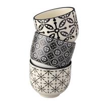 ŠÁLEK NA ČAJ Shiva - bílá/černá, Lifestyle, keramika (7/6cm) - Modern Living