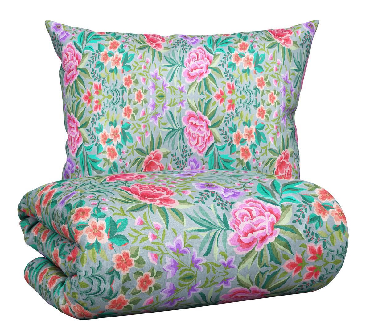 Povlečení Vivien XXL, 2x70/90 200/220cm - vícebarevná, Romantický / Rustikální, textil (200/220cm) - Mömax