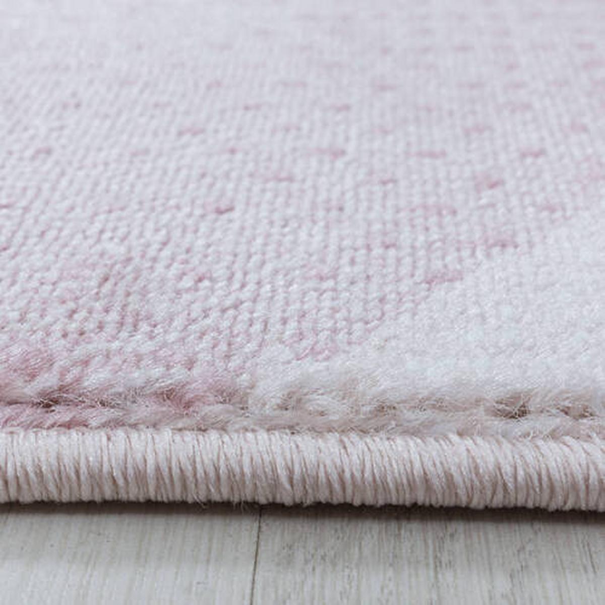 Webteppich Pink Naturfaser Costa 80x150 Cm - Pink, Design, Textil (80/150cm)