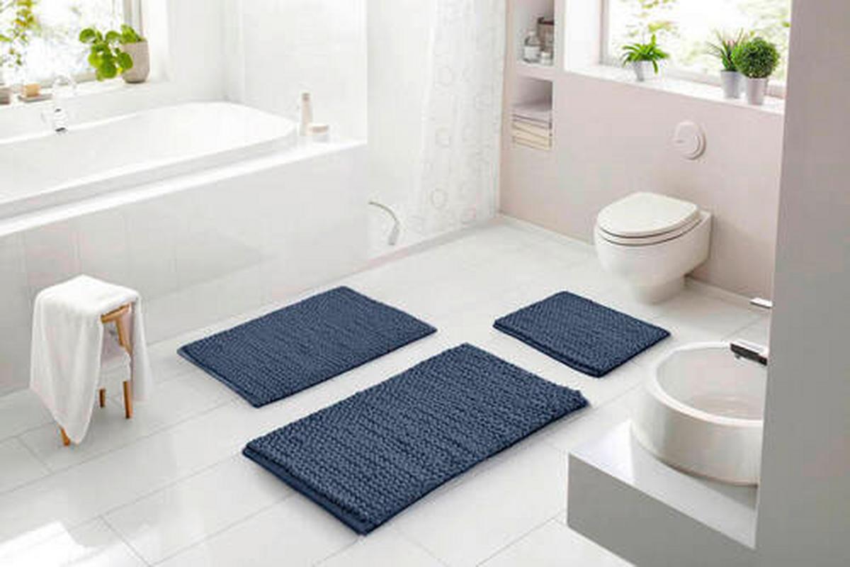 BIDET-VORLEGER PUNTO UNO - Anthrazit, Basics, Textil (50/60cm) - Grund