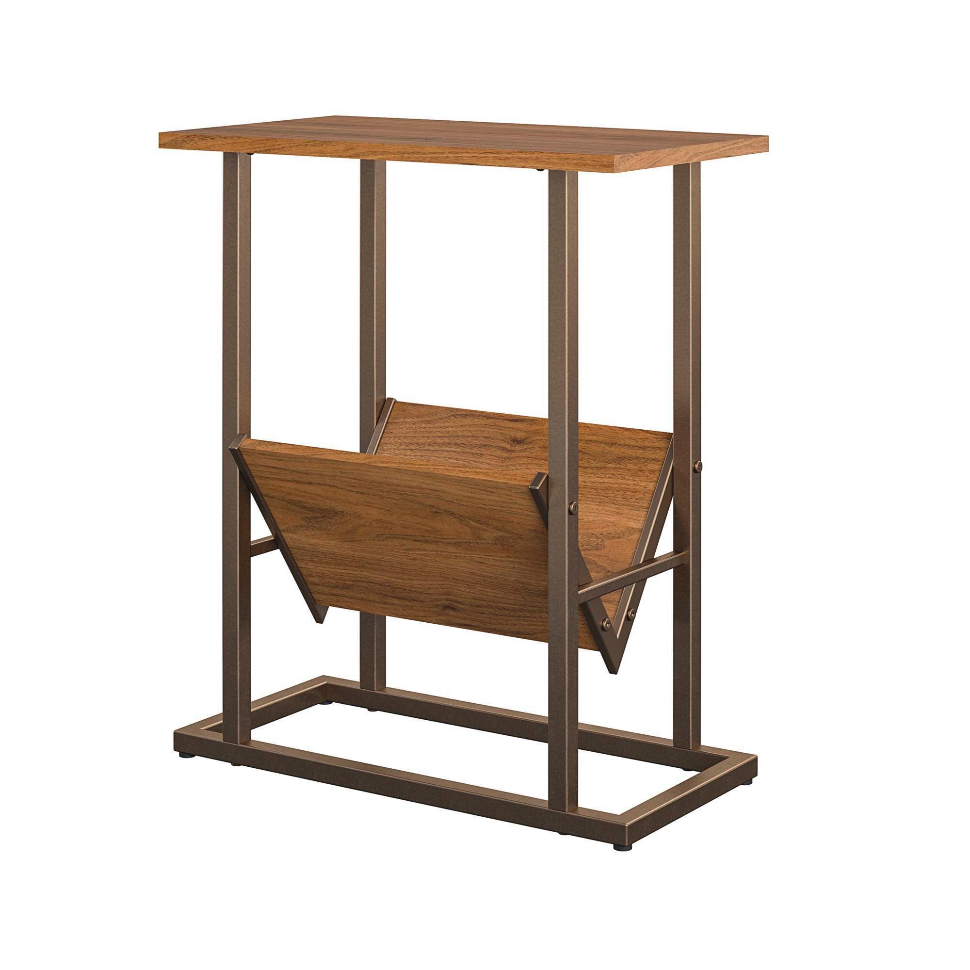 Beistelltisch Walnuss Dekor H: 59 Cm
