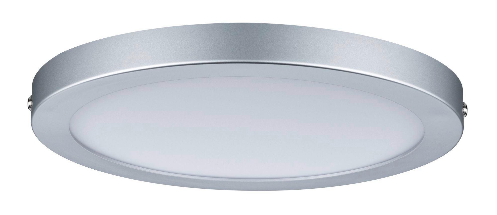 LED-Wandleuchte 1-Flammig Chromfarben rund - Chromfarben, Basics, Kunststoff (22cm) - Paulmann