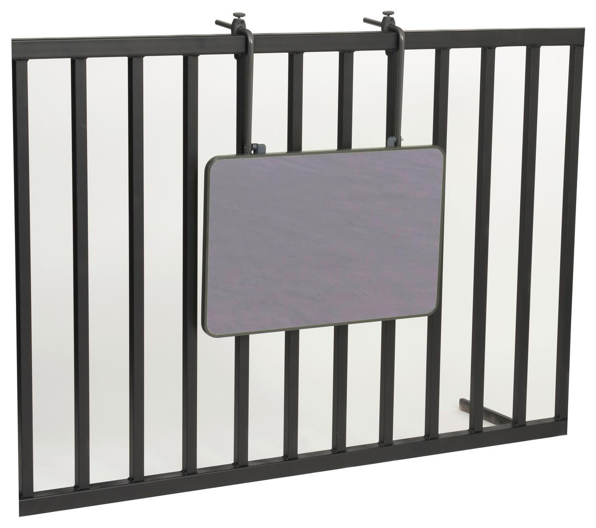 Balkonhängetisch Boy – Balkonhängetisch - Anthrazit, Basics, Metall (60/5/40cm) - Gardenson