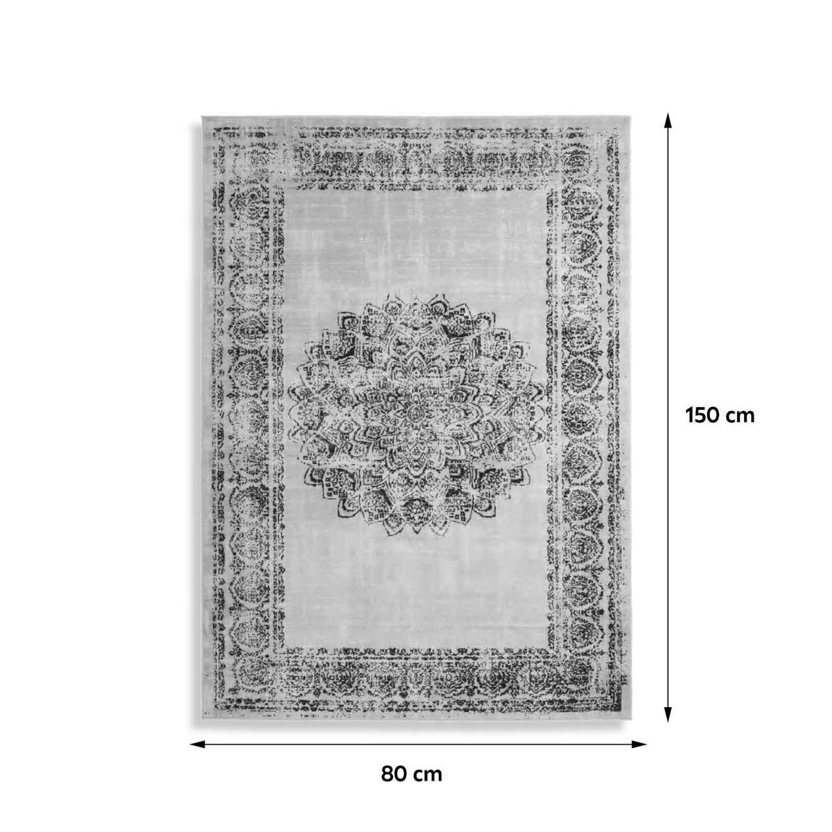 Orientalischer Webteppich Creme 80x150 cm - Creme, Design, Textil (80/150cm) - Kayoom