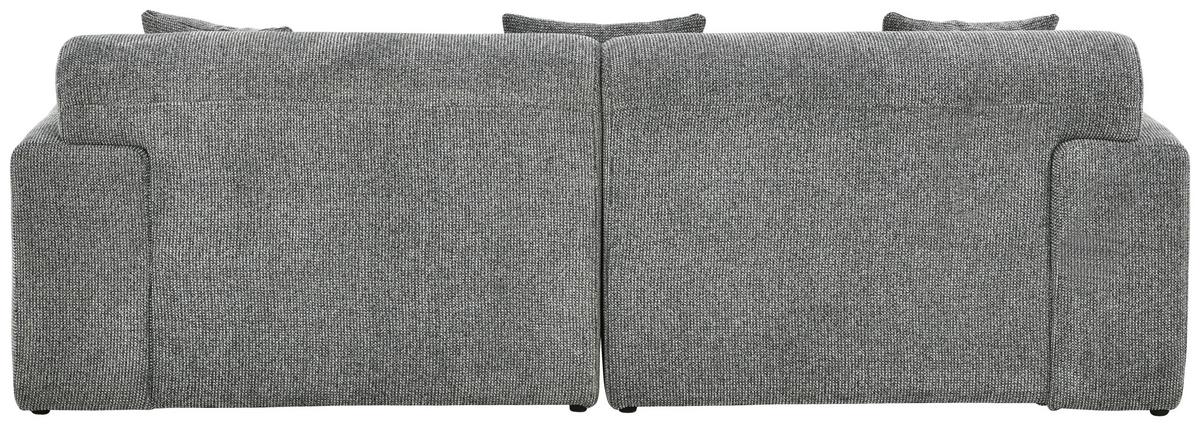 Bigsofa Mercure Grau B: 210 cm - Grau, Design, Holz/Textil (210/68/98cm) - Livetastic