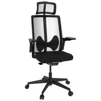 Drehstuhl Arceo B - Schwarz, Basics, Kunststoff/Textil (66/123-139/66cm) - MID.YOU