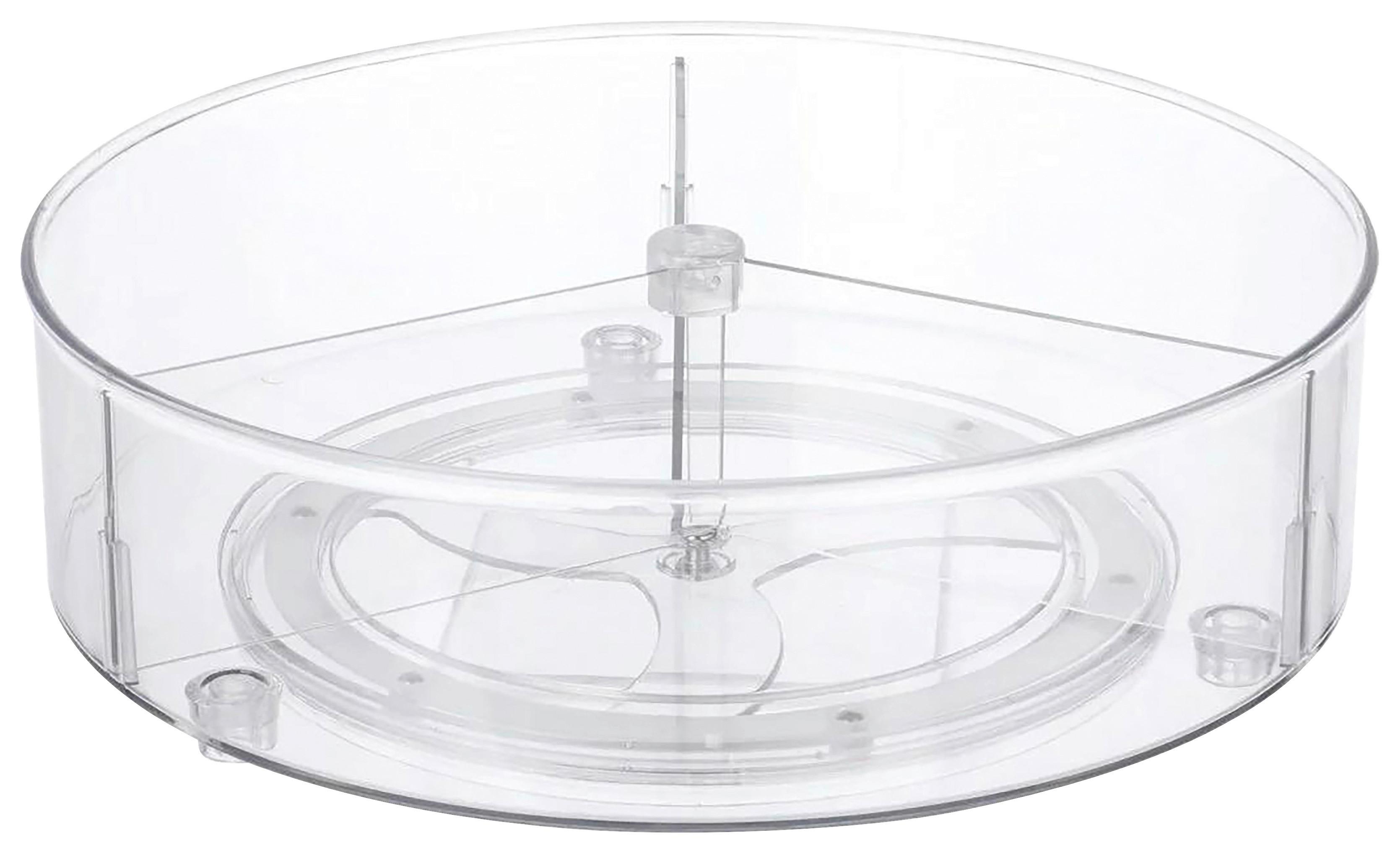 Otočný regál FRIDGE - priehľadné, Konventionell, plast (27/8,5cm) - Mömax