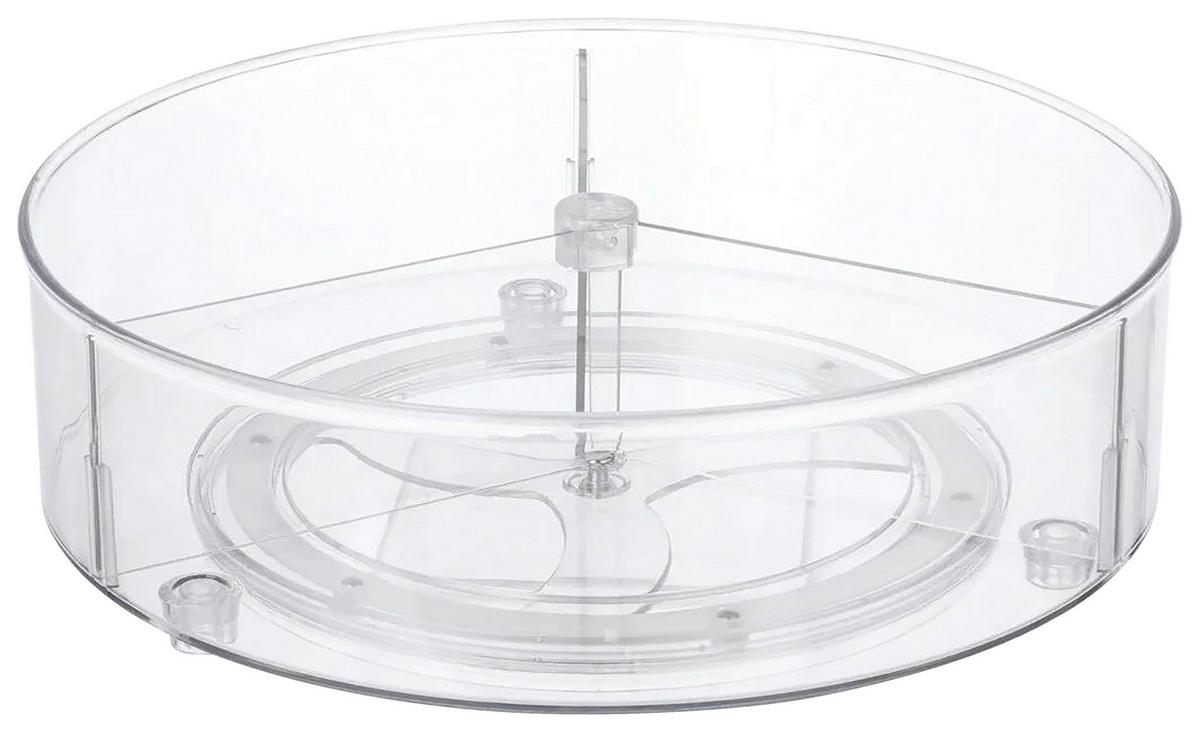 Otočný regál FRIDGE - priehľadné, Konventionell, plast (27/8,5cm) - Mömax