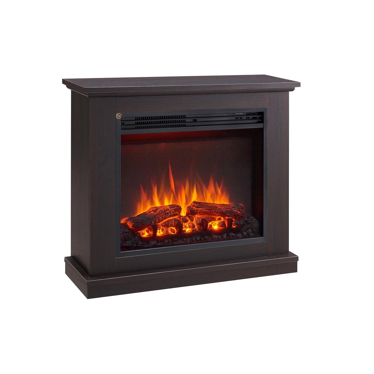 Elektrokamin Phanos - Dunkelbraun, Basics, Metall (82/69/25cm)