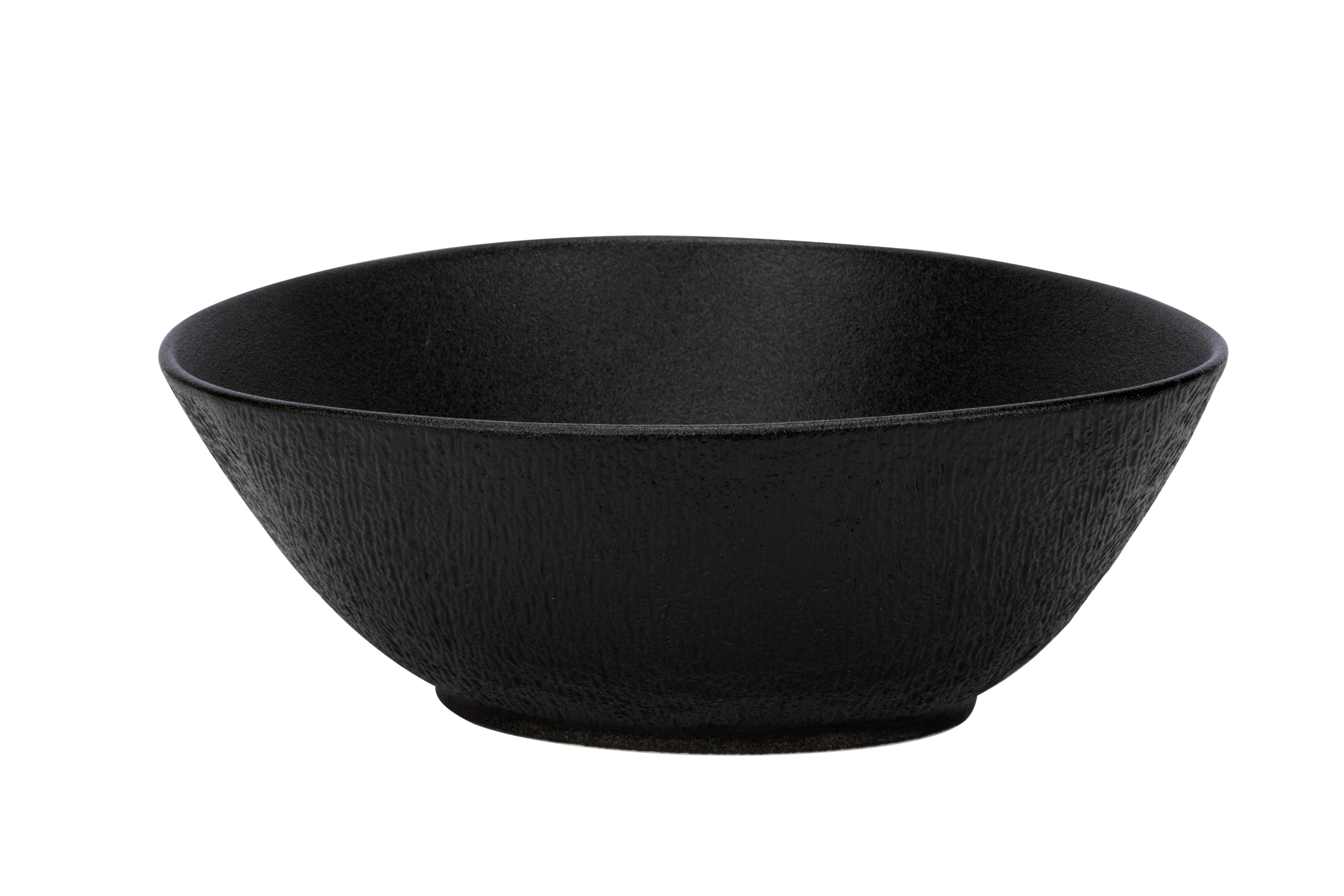 SALÁTOVÁ MÍSA HARUKI - černá, Moderní, keramika (22,1/19,6/8cm) - Mömax