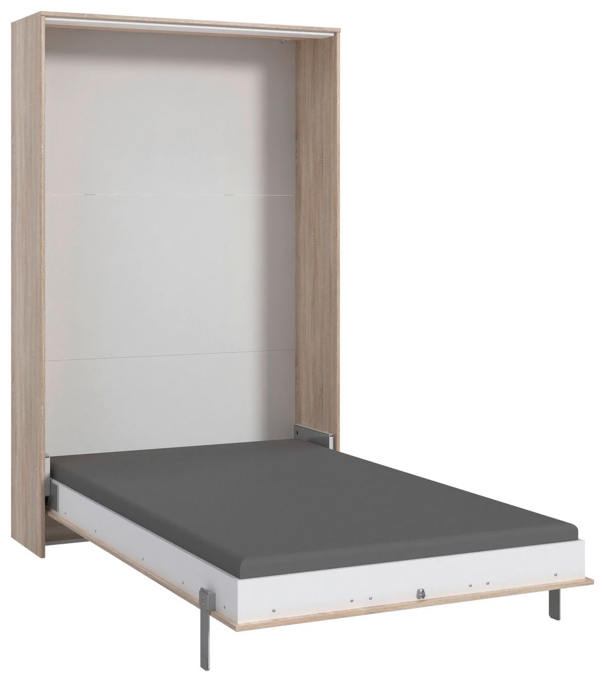 Schrankbett Juist - Eichefarben, KONVENTIONELL, Holz/Holzwerkstoff (120/200cm) - MID.YOU