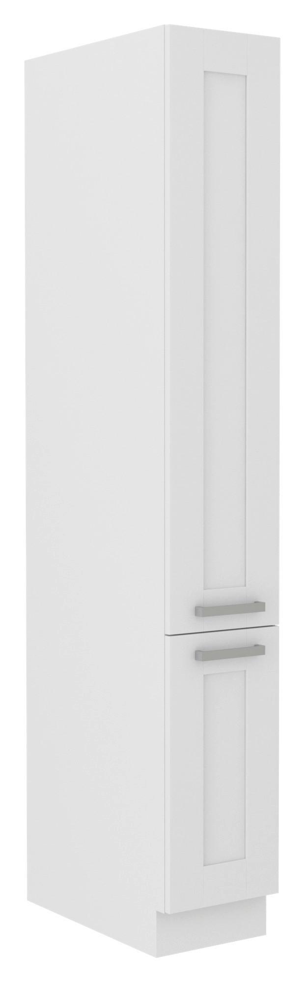 Apothekerschrank Luisa B: 30 Cm Weiß 2 Auszüge 5 Ablagen