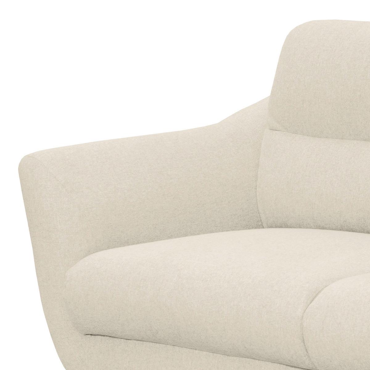 3-sitzer-sofa Tromso Creme B: 209 Cm - Buchefarben/Creme, Design, Textil (209/87/88cm) - Livetastic