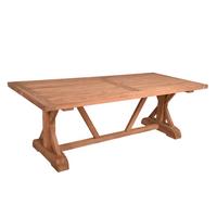 Gartentisch Kisar - Braun, Basics, Holz (220,5/100/75cm) - Gardenson