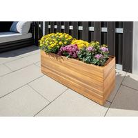 BLUMENKASTEN AKAZIE KÜBEL BRAUN - Mokka, Basics, Holz (84/30/35cm) - Prestige Home