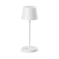 Außenleuchte Bianco Weiß D: 7,5 cm - Weiß, KONVENTIONELL, Metall (7,5/20,8cm) - Ideal Lux