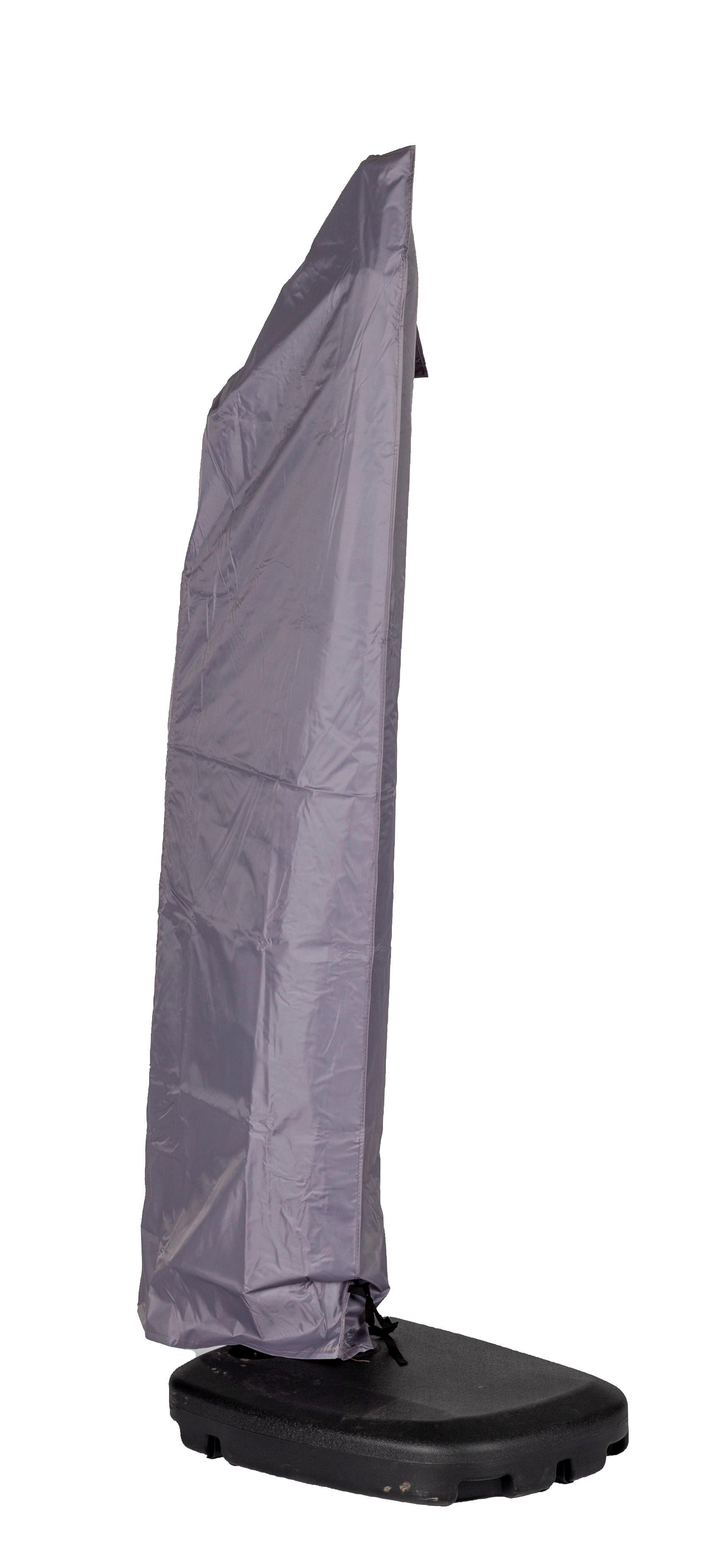 Schutzhülle für Sonnenschirm 50/70 x 205 cm Anthrazit - Anthrazit, Basics, Textil (50/70/205cm)