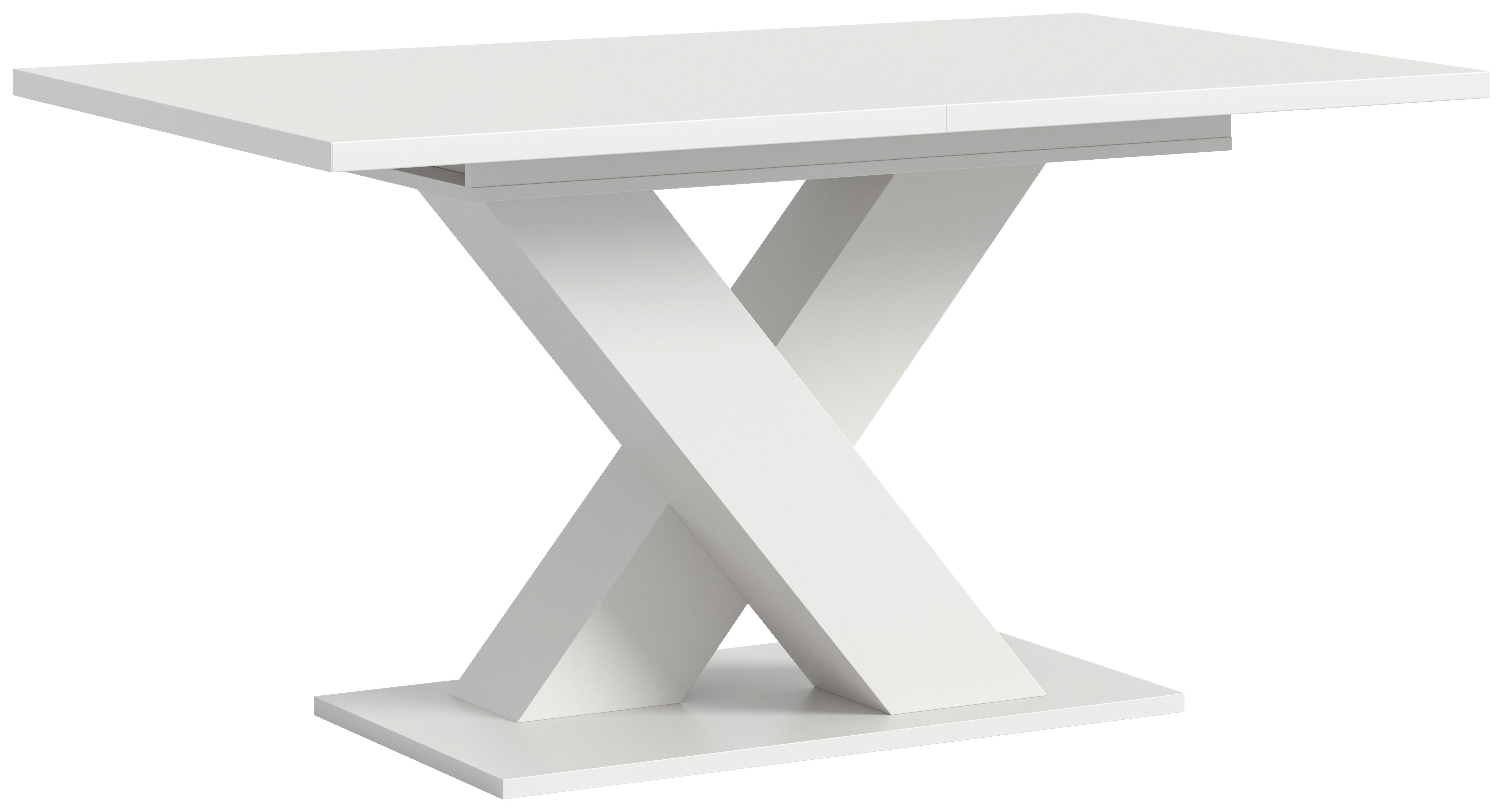 Ausziehtisch Marlon 150 Az Weiß, Auf 190 cm ausziehbar - Weiß, KONVENTIONELL, Holzwerkstoff (150-190/76/90cm)