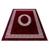 Webteppich Rot/Weiß Naturfaser Plus 80x150 cm - Rot/Weiß, Design, Textil (80/150cm)