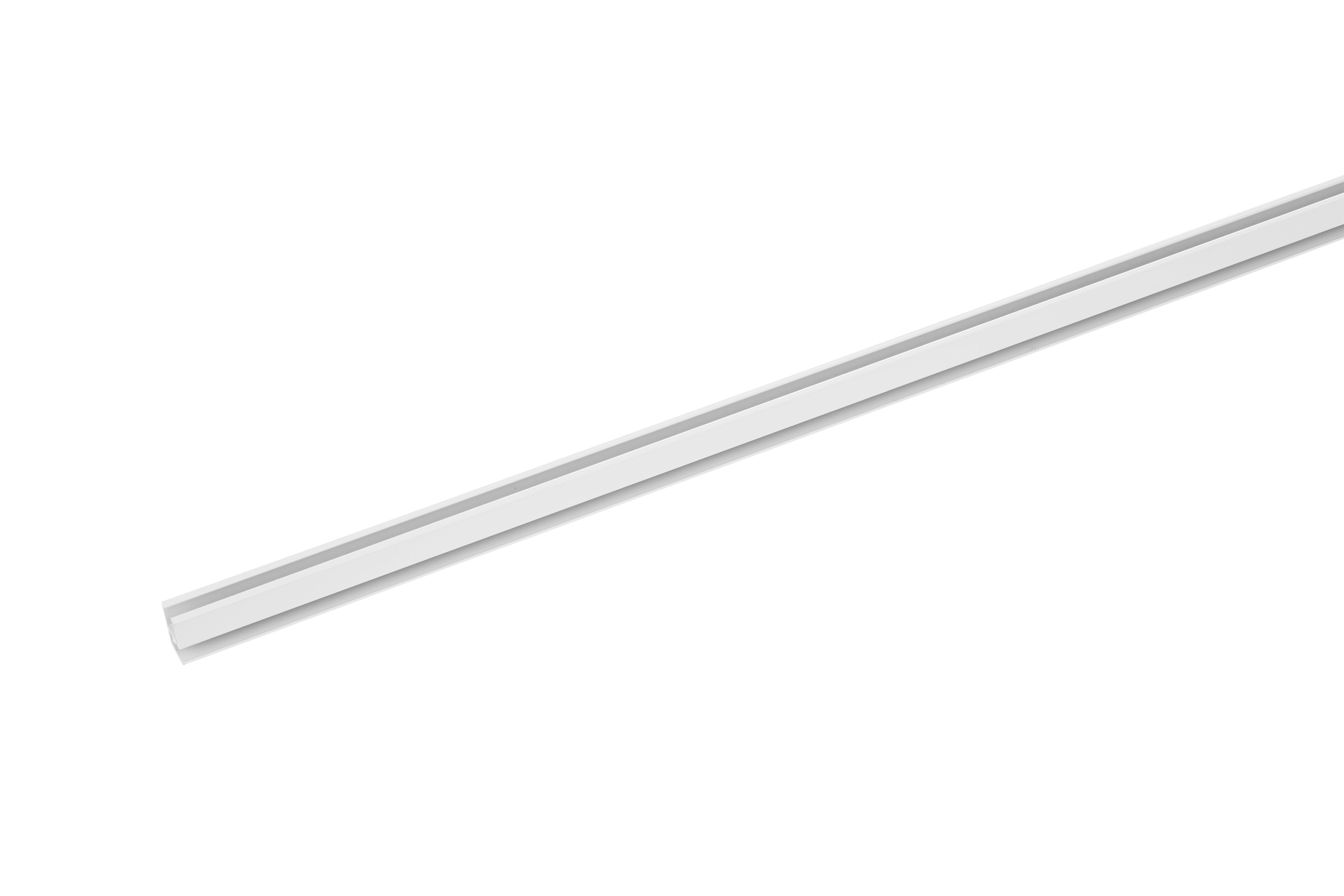 Záclonové koľajničky Style, 240cm - biela, kov (240cm) - Premium Living