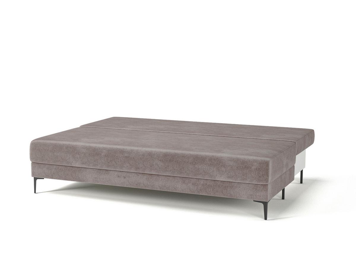 Schlafsofa Leipzig Taupe B: 200cm - Taupe/Schwarz, Design, Textil (200/78,5/88cm) - MID.YOU