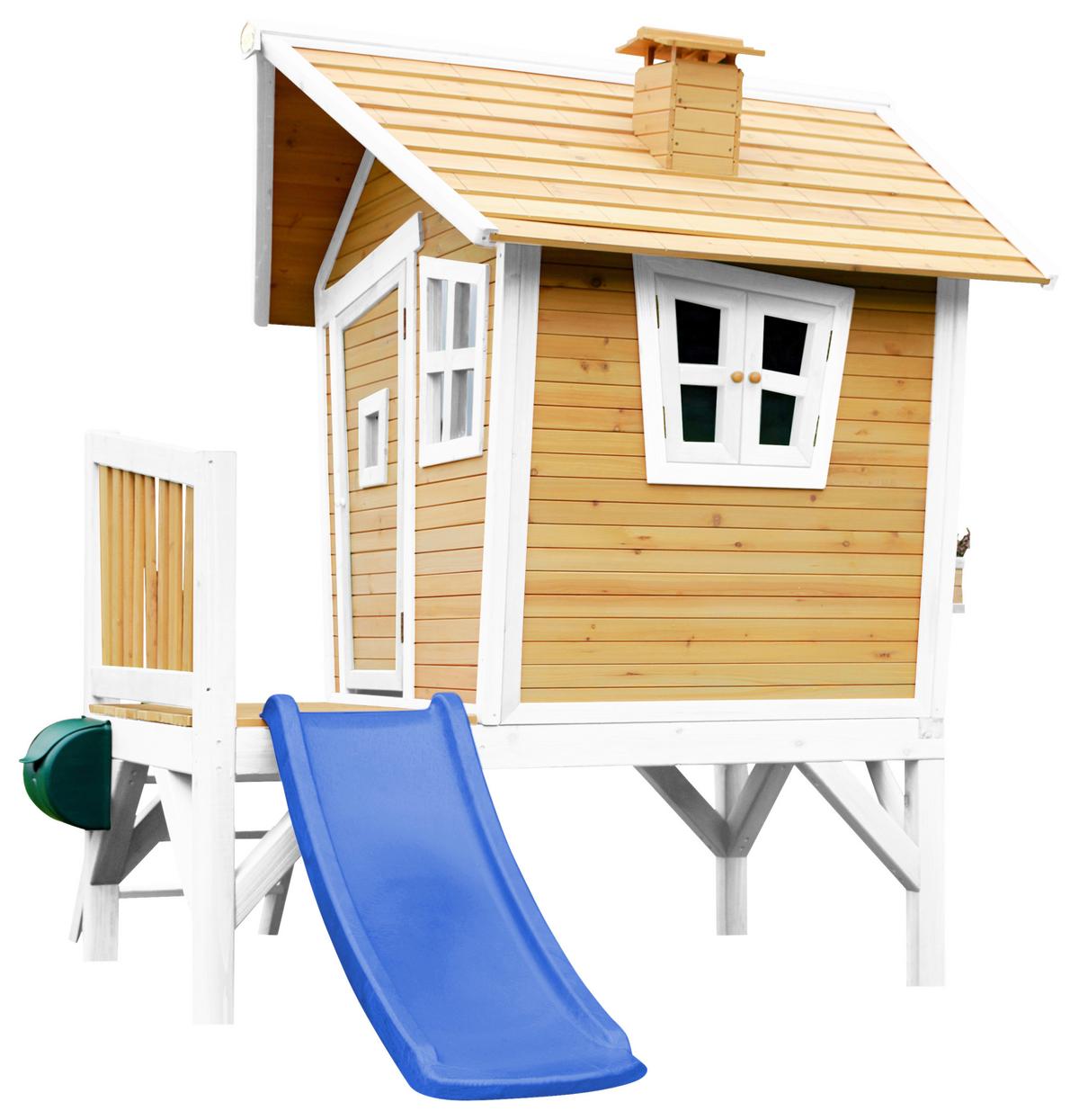 Spielhaus A030.045.31 - Blau/Braun, KONVENTIONELL, Holz/Kunststoff (264/203/177cm) - Ambia Garden
