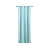 ZÁVES S OČKAMI ABBY, 140/235 cm - tyrkysová, Konventionell, textil (140/235cm) - Modern Living