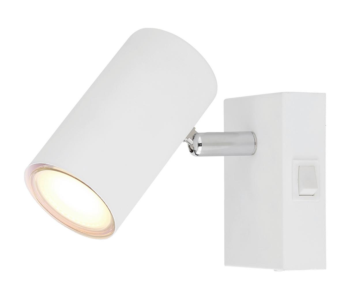 Strahler 57911-1w - Weiß, Basics, Metall (7/12/10cm) - Globo