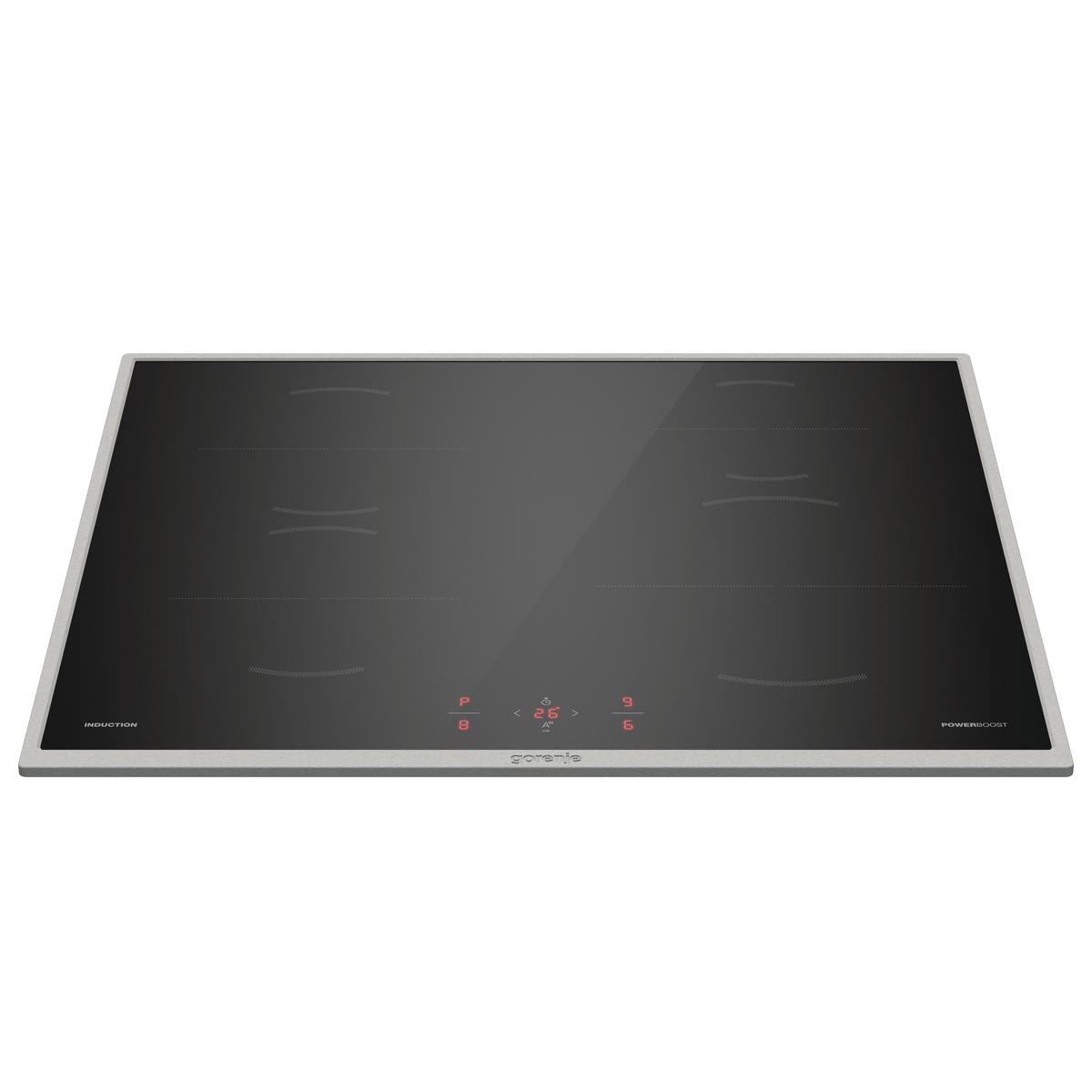 Einbauherd-Set B: 59,5 cm Induktion - Schwarz, Basics, Glas/Metall (59,5/59,5/56,4cm) - Gorenje