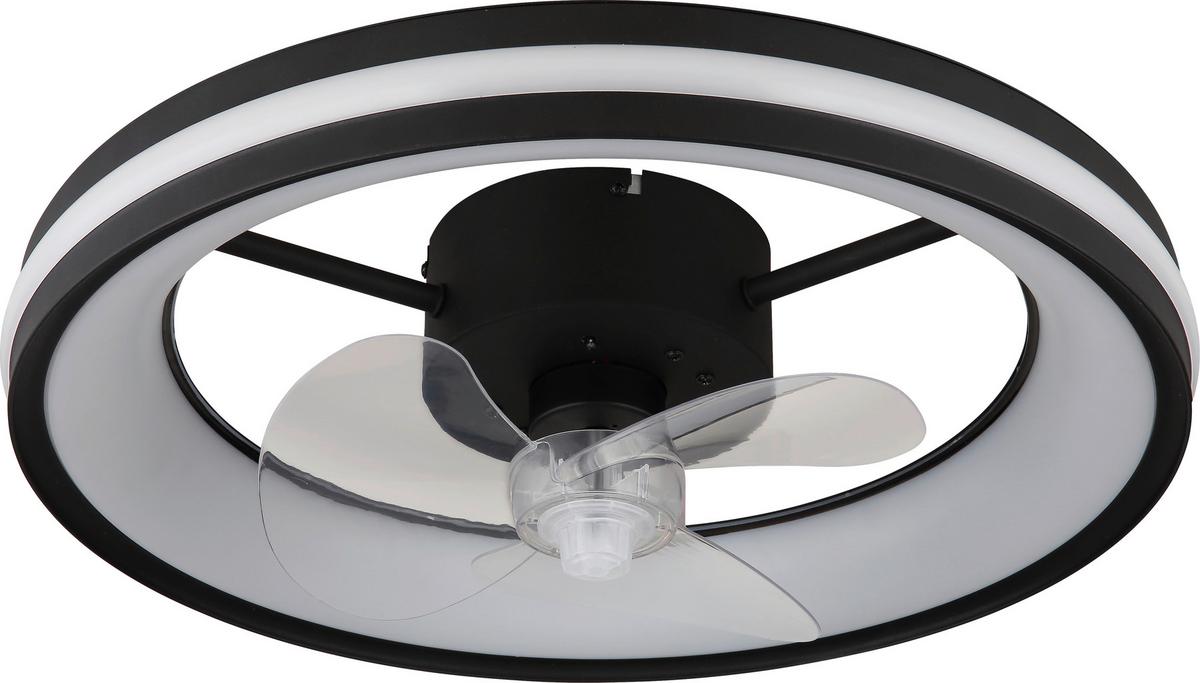 Deckenventilator, Rgb Hayla - Klar/Transparent, Basics, Kunststoff/Metall (49,5/15cm)