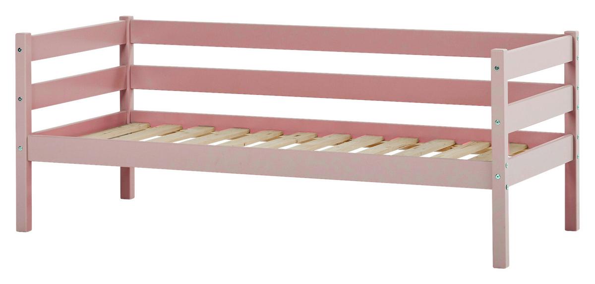 Kinder-/Jugendbett Comfort Rosa, Lf: 70x160 cm - Rosa, MODERN, Holz (70/160cm) - MID.YOU