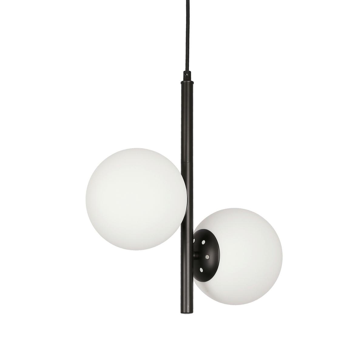 Hängeleuchte 32-22332 Duo - Schwarz/Weiß, Basics, Metall (32.5/15/115cm)
