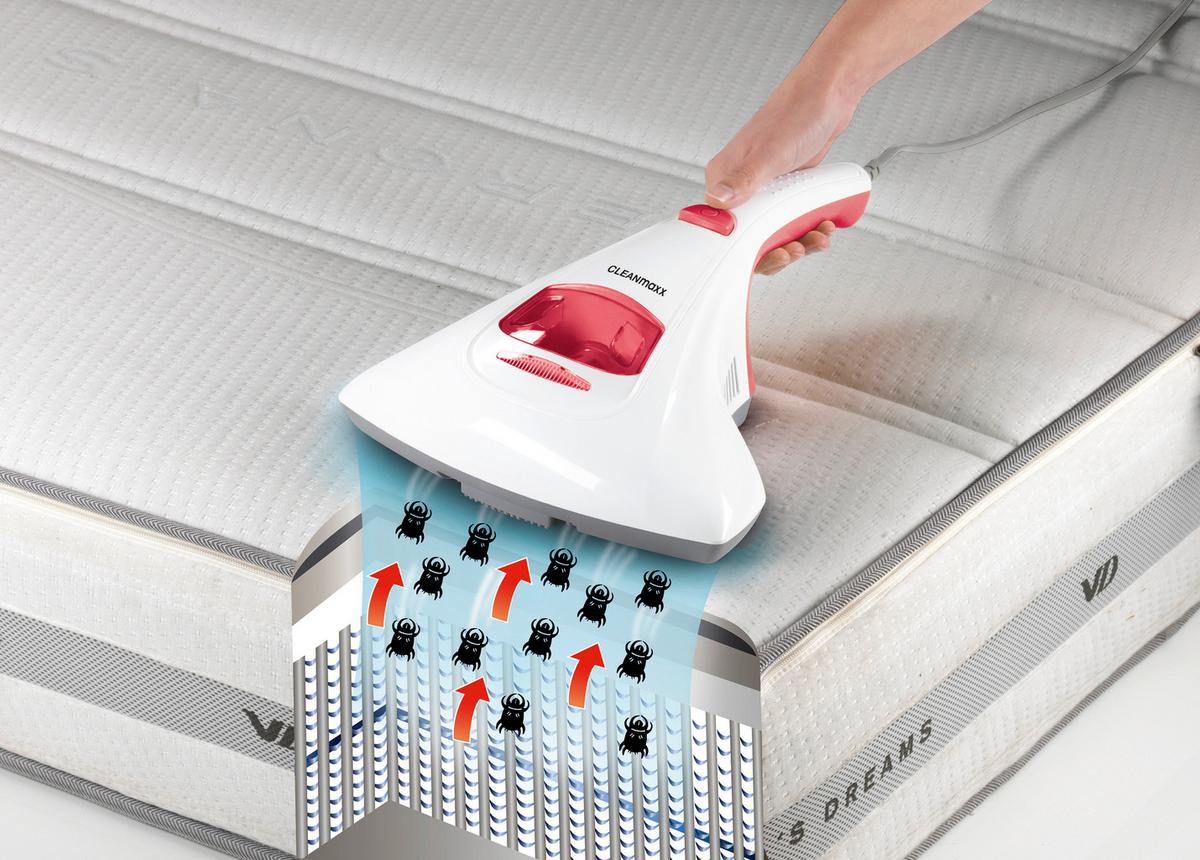 MILBENSAUGER 300W, 220-240V - Rot/Weiß, Basics, Kunststoff (32,5/25/12cm) - CLEANMAXX