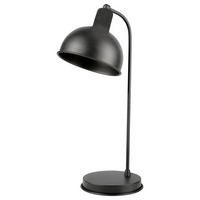 Tischleuchte Istanbul Schwarz Cappuccino L: 17 cm - Bernsteinfarben/Schwarz, Basics, Kunststoff/Metall (17/25/50cm)