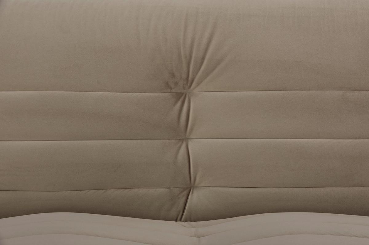 Rozkladacia pohovka JARVIS, svetlohnedý zamat - čierna/taupe, Modern, kov/textil (185/82/62cm) - MID.YOU