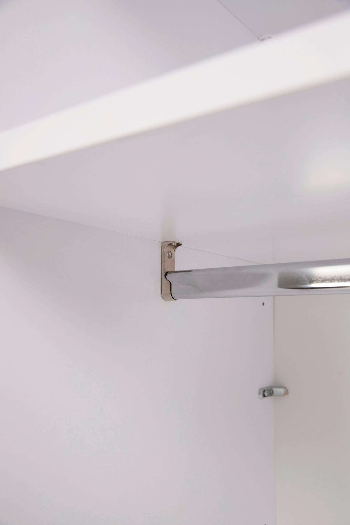 SCHIEBETÜRENSCHRANK Wilma Weiß B: 175cm - Weiß, MODERN, Holzwerkstoff (175/210/61,5cm) - P & B