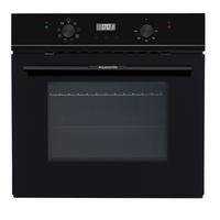 Backofen Wmo 80 Schwarz B: 59,5 Cm - Schwarz, KONVENTIONELL, Glas/Metall (59,5/59,5/55cm) - Wolkenstein