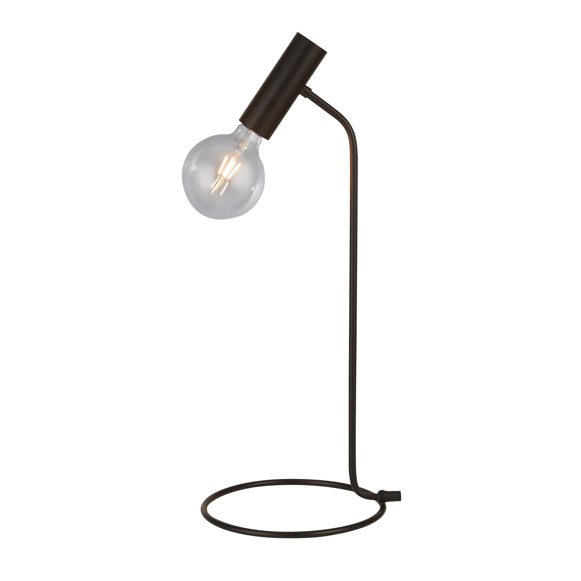 Tischleuchte Eu35721-1bk - Schwarz, Basics, Metall (23/57cm)