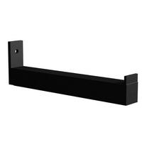 Garderobenhaken Nimes Schwarz B: 2,5 Cm - Schwarz, MODERN, Metall (2,5/10,5/20,3cm) - Livetastic