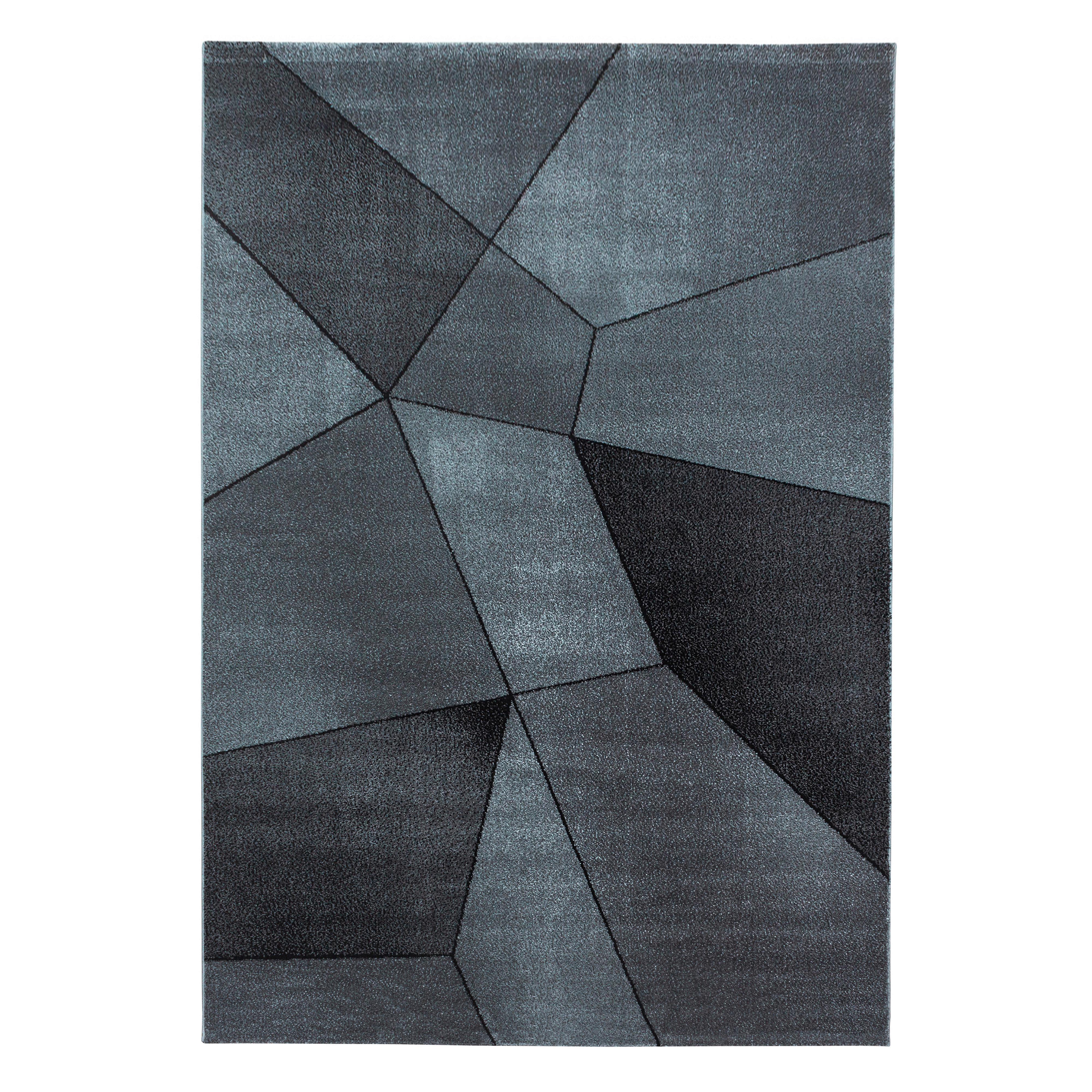 Webteppich Grau Beta 80x250 cm, Jute - Grau, Basics, Textil (80/250cm) - Novel