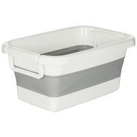 Universalkorb Clean Silw - Weiß/Grau, Basics, Kunststoff (60/67/42cm) - MID.YOU