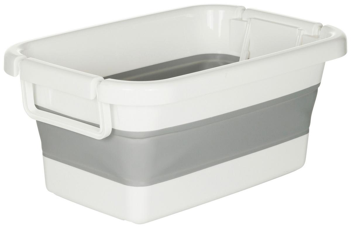Universalkorb Clean Silw - Weiß/Grau, Basics, Kunststoff (60/67/42cm) - MID.YOU
