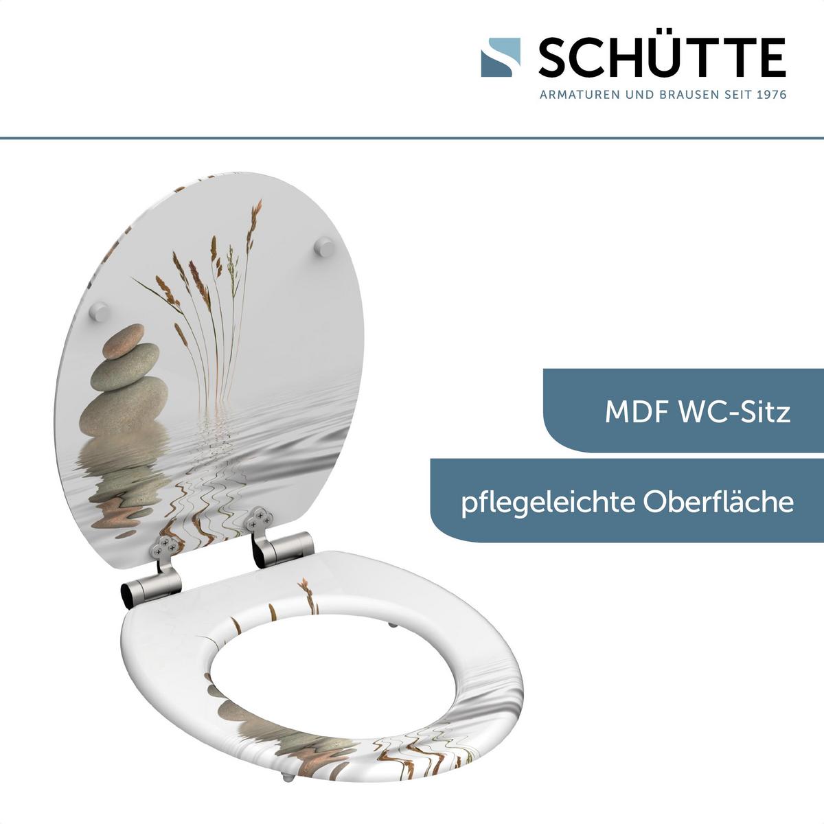 Wc-sitz Naturfarben Seemotiv Mit Absenkautomatik B: 43,5 Cm - Naturfarben, Design, Holzwerkstoff (43,5/5,5/37,5cm) - Schütte