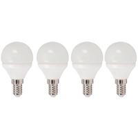 LED žiarovka Multi / E14 /5,5 W /4 ks - biela, plast - Modern Living