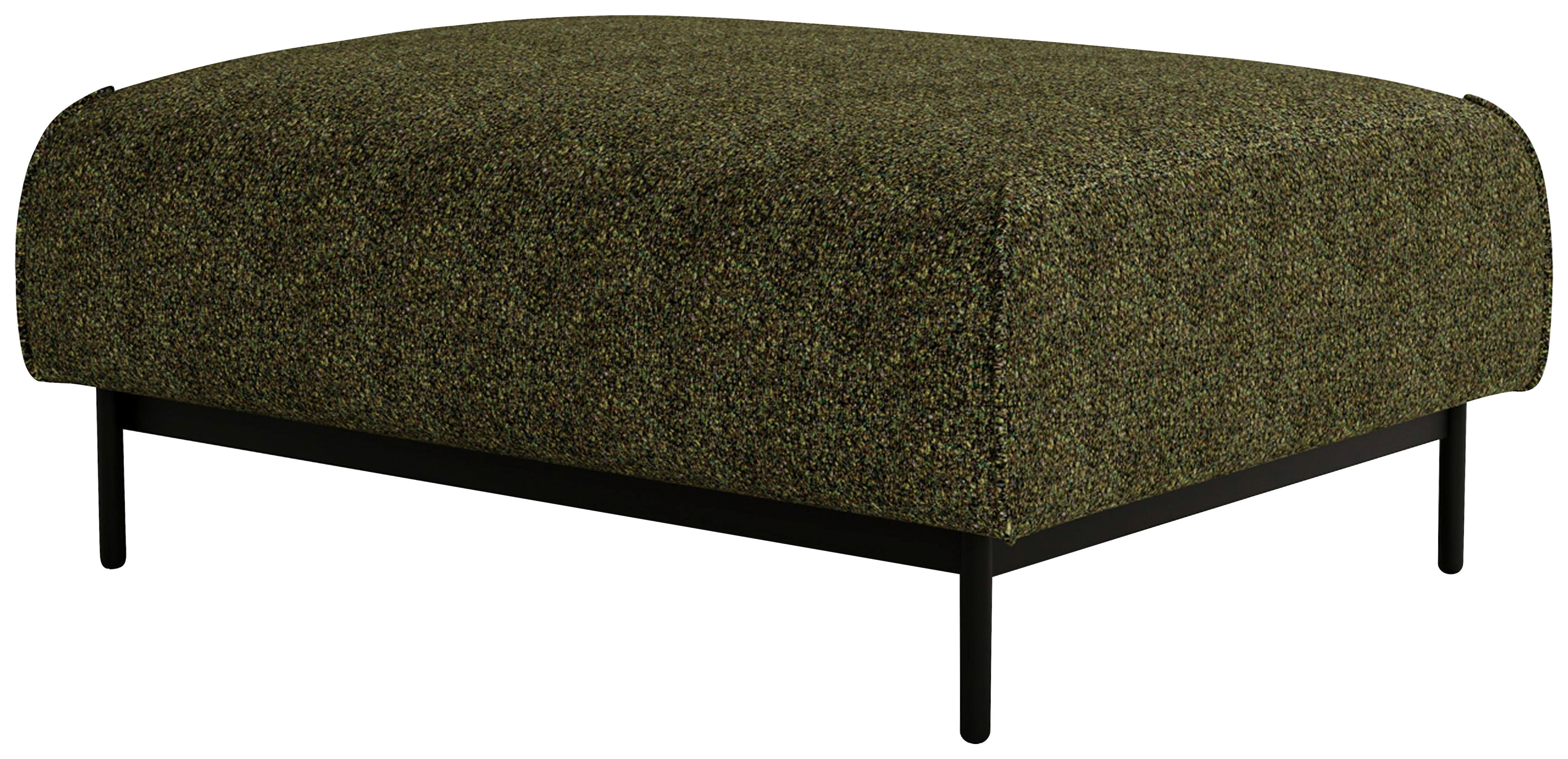 Bueno Grün B: 100 cm - Schwarz/Grün, Design, Textil (100/42/97cm) - Livetastic