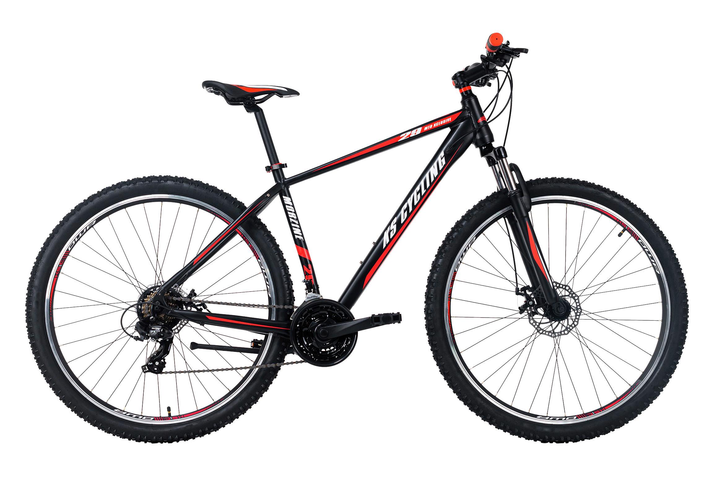 Mountainbike Hardtail 29 Zoll Morzine 21 Gänge - Rot/Schwarz, Basics, Metall (139/76/21cm) - KS Cycling