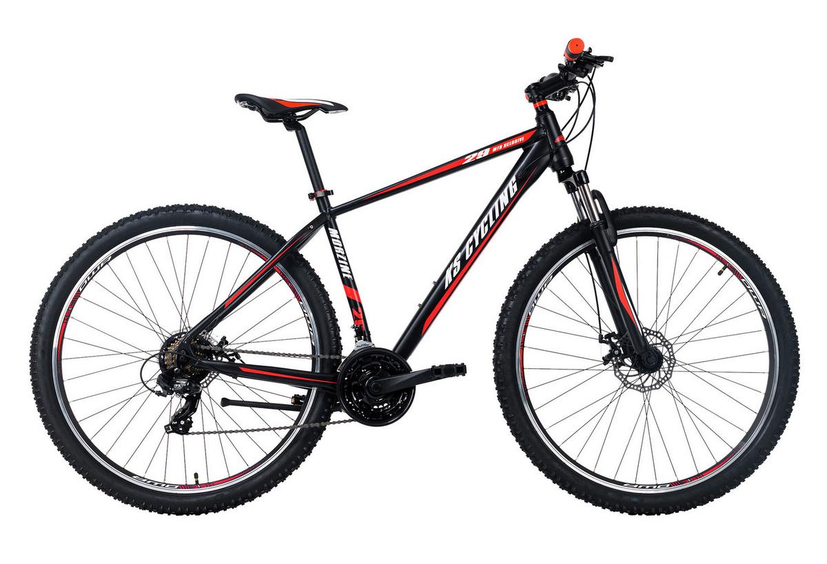 Mountainbike Hardtail 29 Zoll Morzine 21 Gänge - Rot/Schwarz, Basics, Metall (139/76/21cm) - KS Cycling