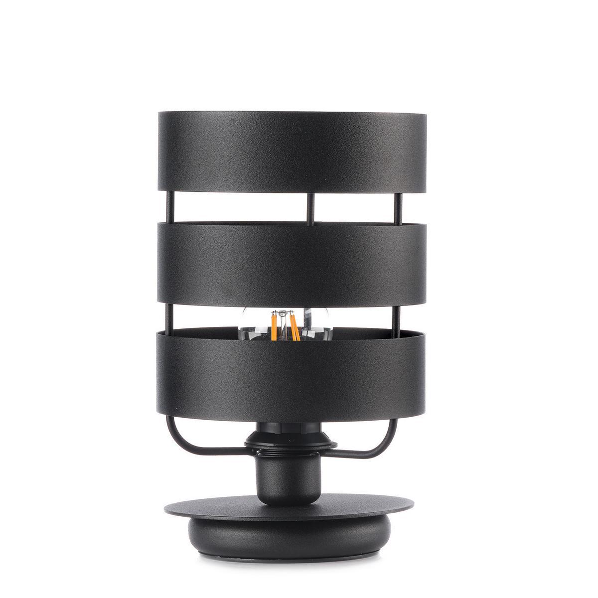 Nachttischleuchte 5028/ln - Schwarz, Design, Metall (17/28.5cm)