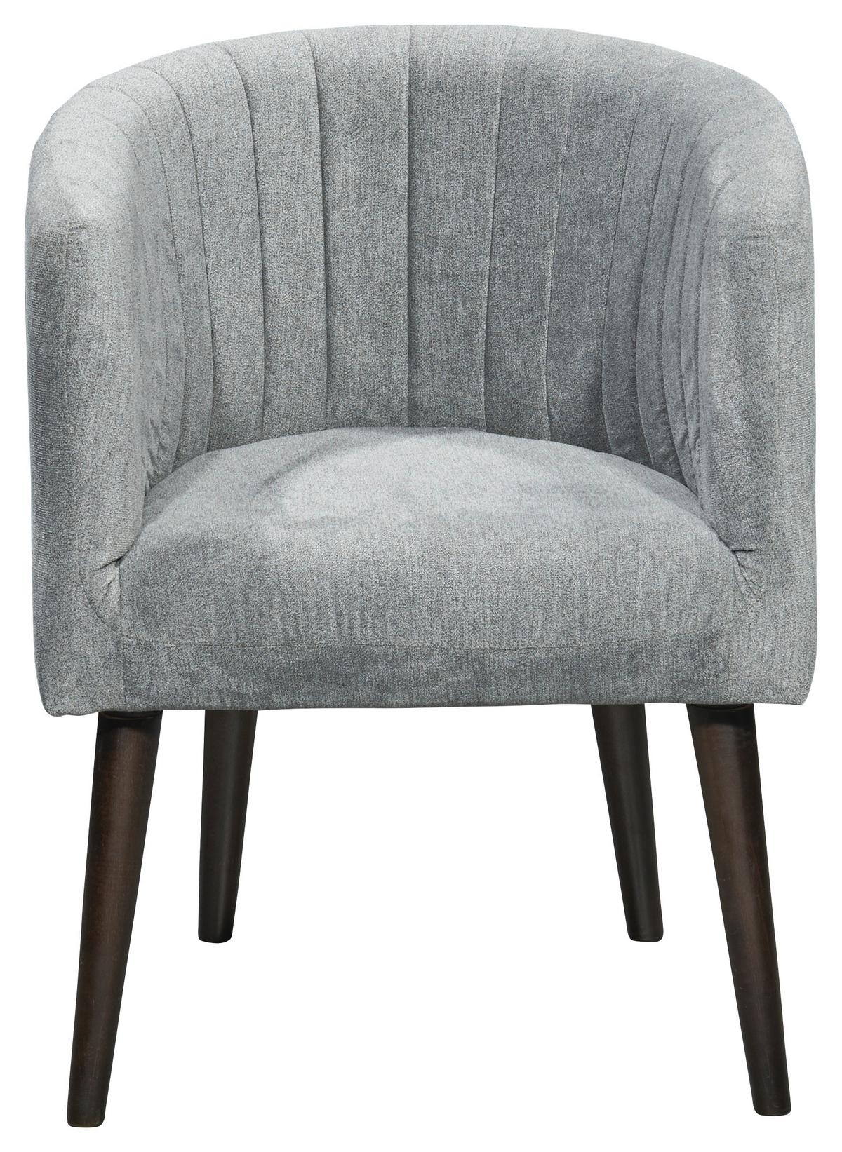 Polstersessel Mit Armlehnen Paul Velours Dunkelgrau - Dunkelgrau/Schwarz, Basics, Textil (61/82/58cm) - Livetastic