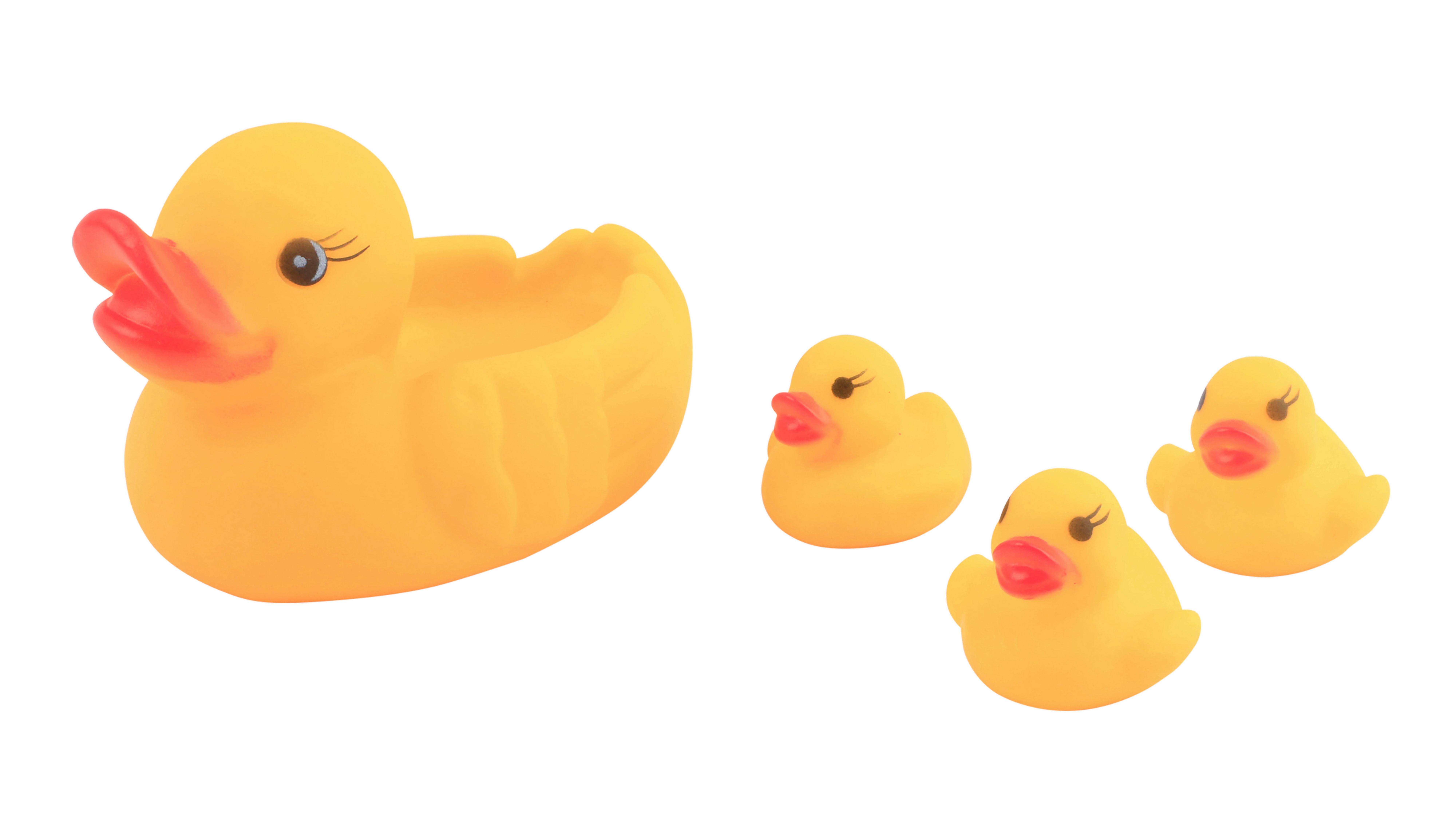 Badespielzeug Donald - Gelb/Schwarz, KONVENTIONELL, Kunststoff (10,5/7,8/7cm) - Ondega